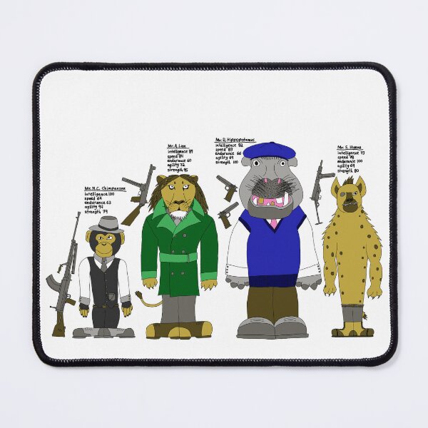 Item preview, African Gangster Mammals designed and sold by McMiel.