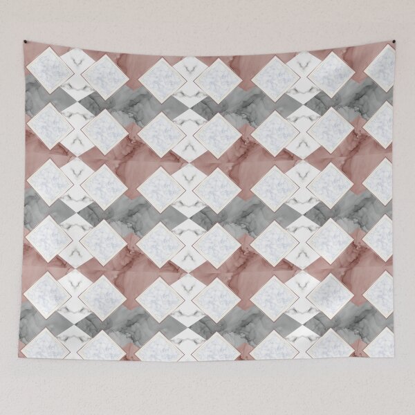 Item preview, Marble Grid Harmony designed and sold by Zakrytos ★★★★★.