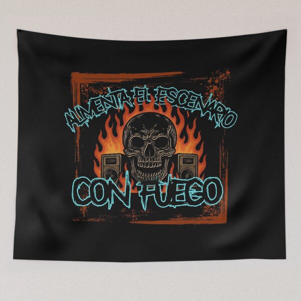 Item preview, Fire on Stage: The Skull of Rock (Spanish) designed and sold by II IRONSKULLS II.