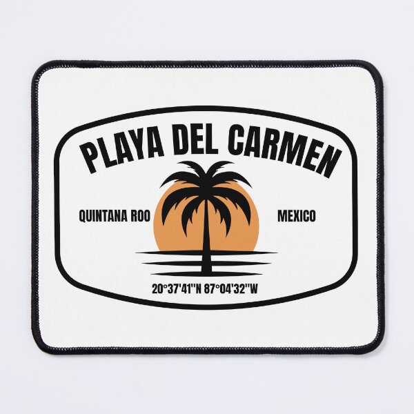 Item preview, Playa del Carmen – Summer Badge Design with Coordinates from Quintana Roo, Mexico designed and sold by paulo silveira.