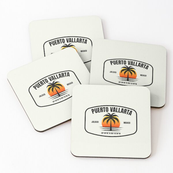 Item preview, PUERTO VALLARTA – Summer Badge Style with Coordinates from Jalisco, Mexico designed and sold by paulo silveira.