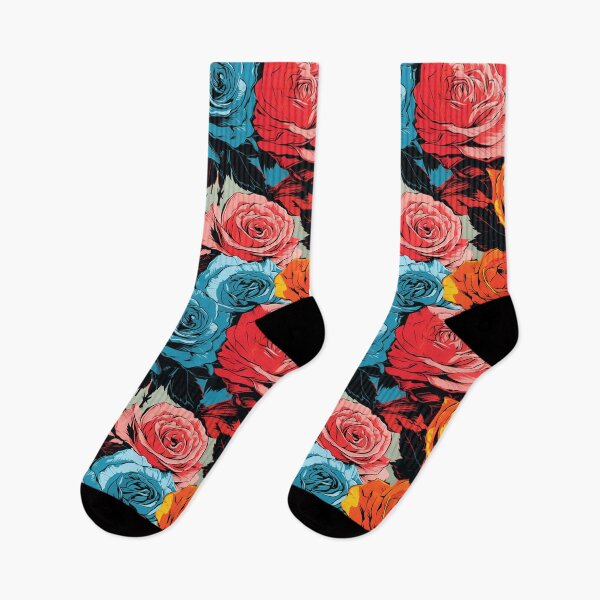 Item preview, Roses Reimagined in Graphic Pop Art designed and sold by mittie101.