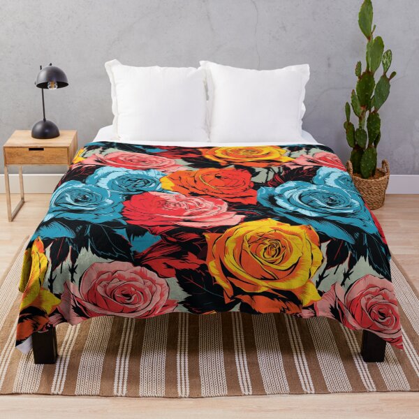Item preview, Roses Reimagined in Graphic Pop Art designed and sold by mittie101.