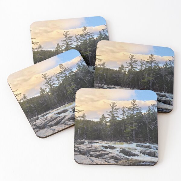 Item preview, Golden Hour on the Swift River – Kancamagus Highway Landscape Photography designed and sold by thistledewcraft.
