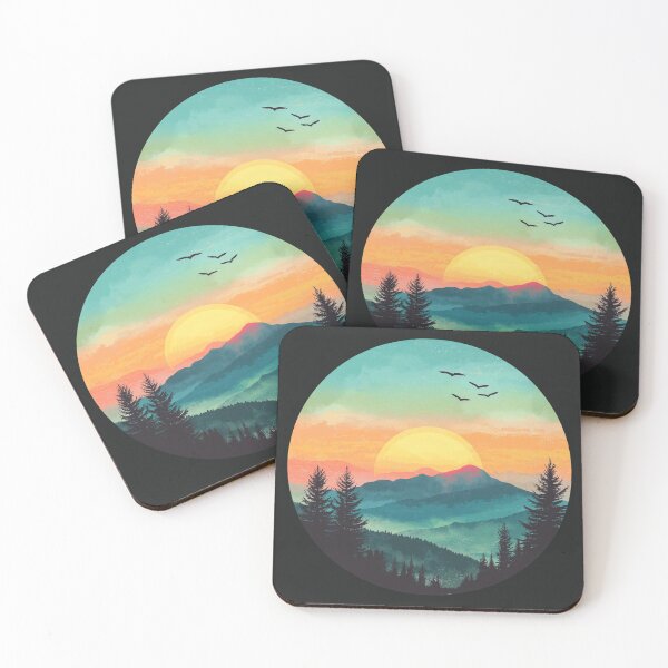 Item preview, Mountain sunset designed and sold by xiao xuans.