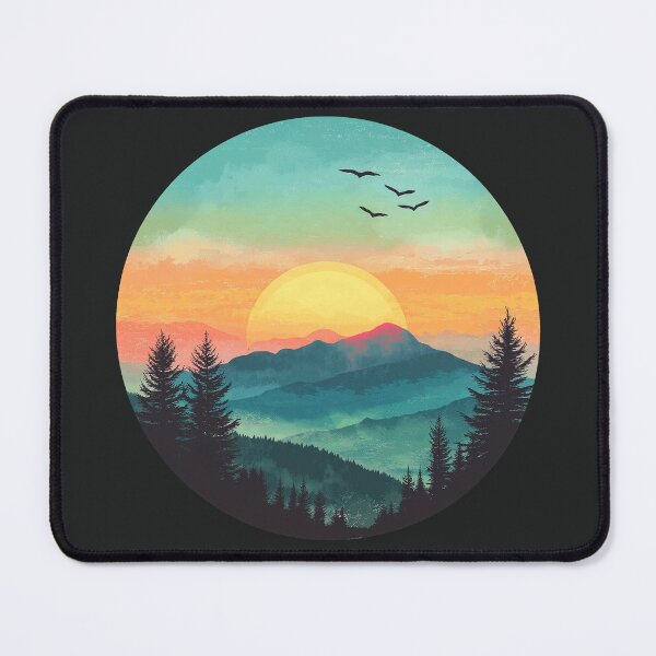 Item preview, Mountain sunset designed and sold by xiao xuans.