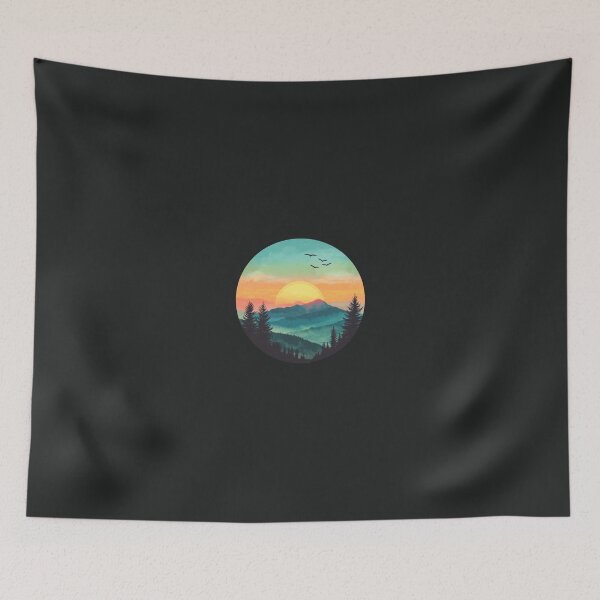 Item preview, Mountain sunset designed and sold by xiao xuans.