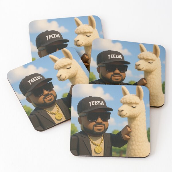 Item preview, Cool Yeezus with a Roblox Llama designed and sold by ac3iongDcreator.