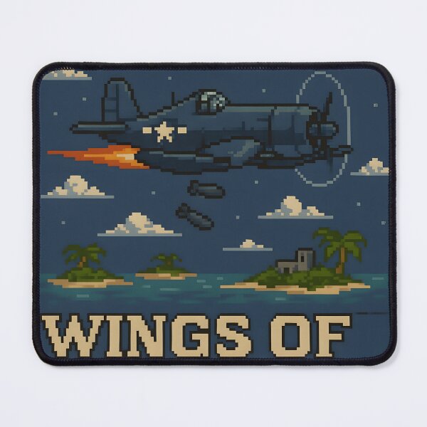 Item preview, Wings of Fury Retro Pixel Art Fighter Plane Design designed and sold by StornoRetro.