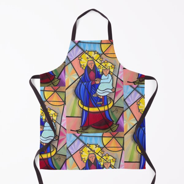 Item preview, La virgen y el niño. designed and sold by Karen G. Contemporary Artist.