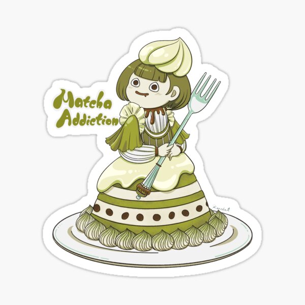 Item preview, Matcha Addiction designed and sold by Kanoka Art.