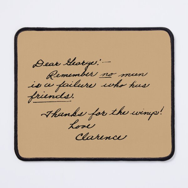 Item preview, It's A Wonderful Life Movie Quote about Friends designed and sold by junepillows.