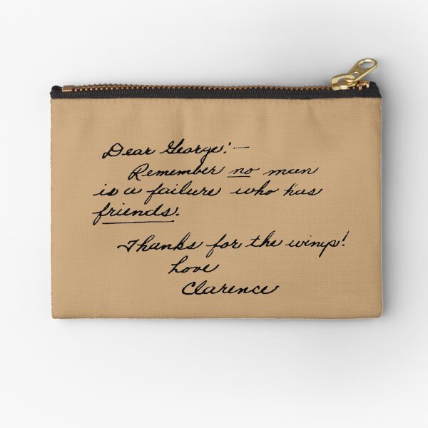 Item preview, It's A Wonderful Life Movie Quote about Friends designed and sold by junepillows.