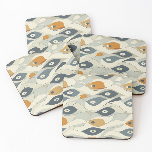 Item preview, Bold Fish Shapes with Abstract Flair designed and sold by mittie101.