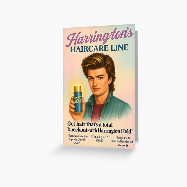 Item preview, Stranger Things Steve Harrington's Ultimate Hair Hack -,Harrington Hold! designed and sold by BigDeezTees.
