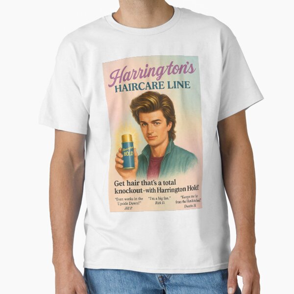 Item preview, Stranger Things Steve Harrington's Ultimate Hair Hack -,Harrington Hold! designed and sold by BigDeezTees.