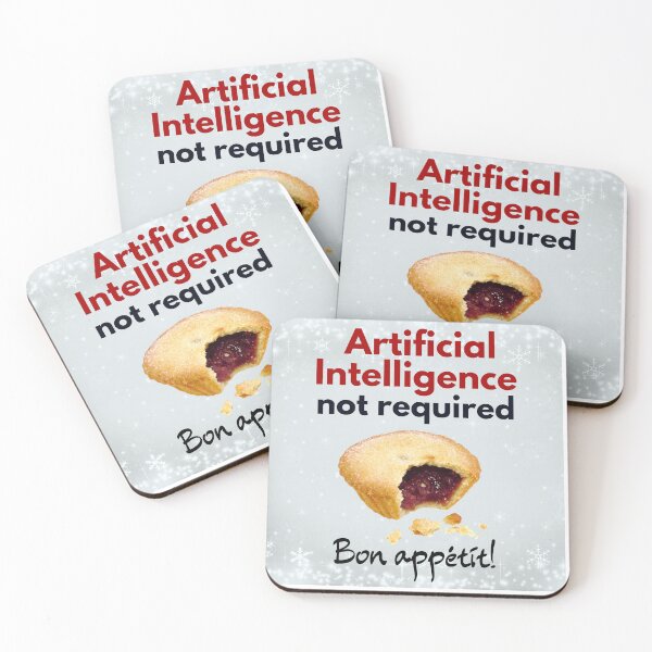Item preview, Take a bi(y)te out of a Mince Pie - Artificial Intelligence Not Required. designed and sold by MPC-Mince-Pies.