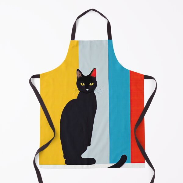 Item preview, Cryptic Black Cat - Colorful Modern Design   designed and sold by bobbi-gyre.
