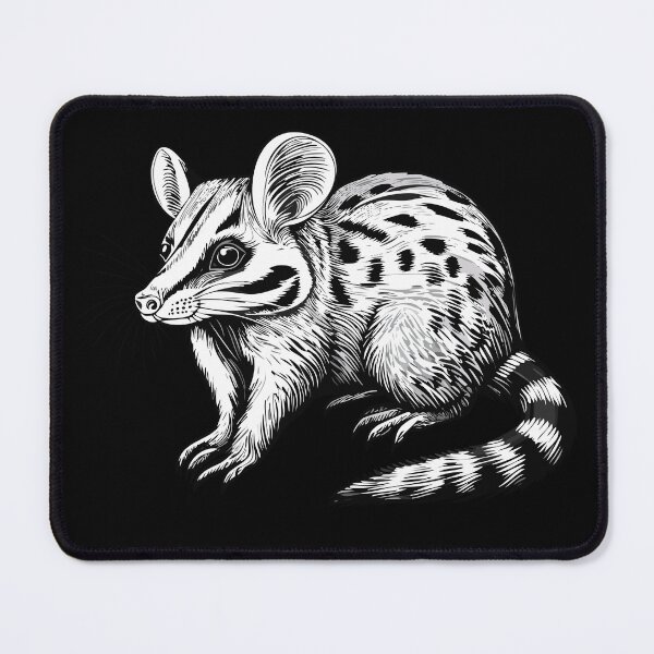 Item preview, Black and white Australian Tiger quoll are carnivorous marsupials native to Australia and New Guinea (Dasyurus maculatus) spotted-tailed quoll, spotted quoll, spotted-tailed dasyure or tiger cat designed and sold by Danler.