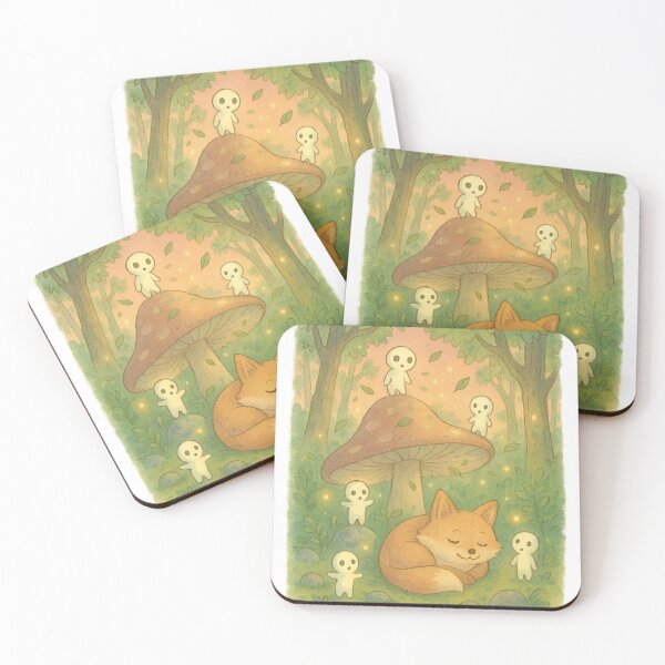 Item preview, Ghibli Inspired Forest Spirits - Magical Sticker, T-Shirt & Poster Design designed and sold by CoolThings Creative.
