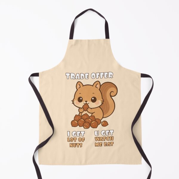 Item preview, Kawaii Squirrel Nut Deal Funny Cute Animal Joke designed and sold by Maljonic.