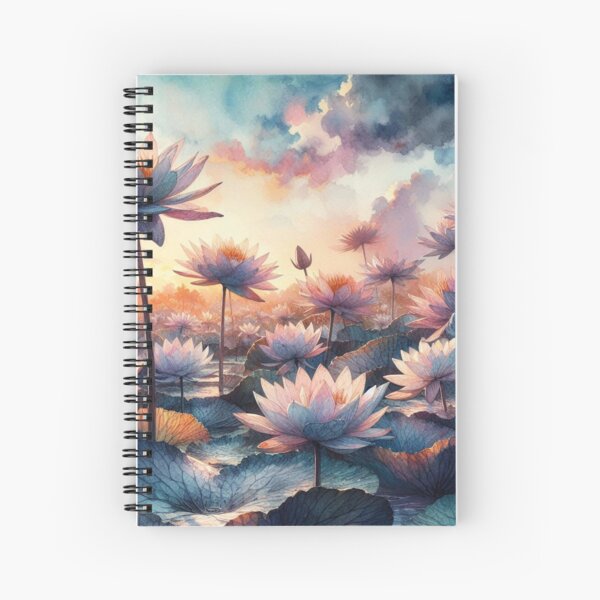 Item preview, Water Lily wallpaper designed and sold by maximinano100k.