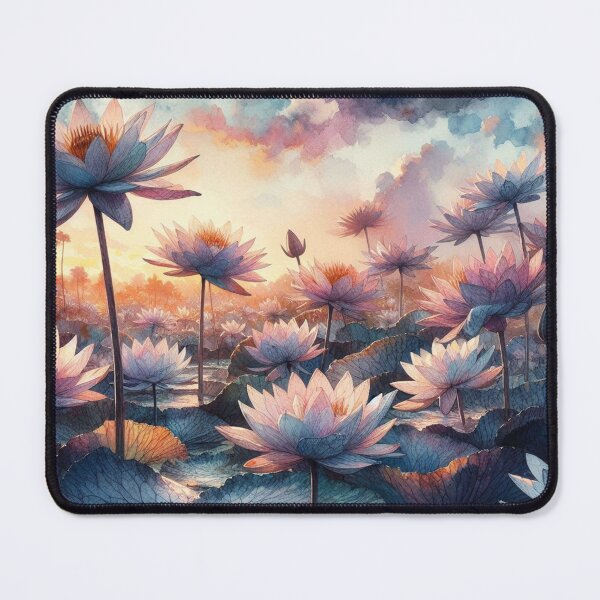 Item preview, Water Lily wallpaper designed and sold by maximinano100k.