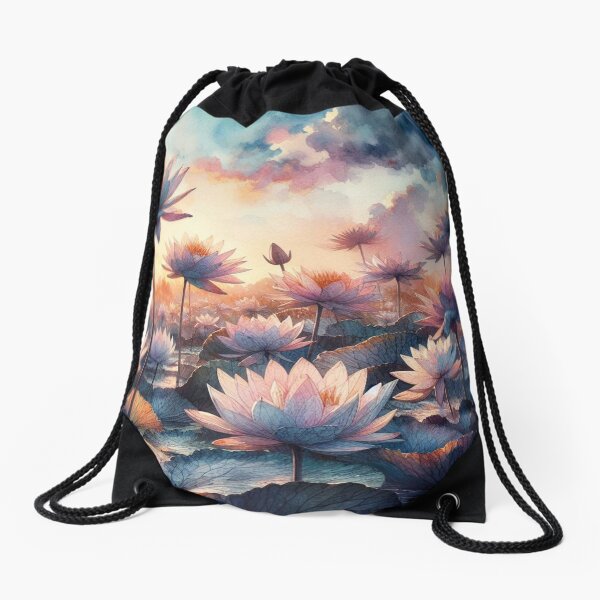 Item preview, Water Lily wallpaper designed and sold by maximinano100k.
