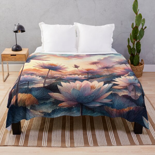Item preview, Water Lily wallpaper designed and sold by maximinano100k.