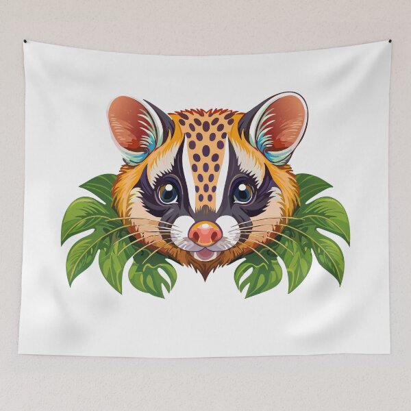 Item preview, Head Australian Tiger quoll are carnivorous marsupials native to Australia and New Guinea (Dasyurus maculatus) spotted-tailed quoll, spotted quoll, spotted-tailed dasyure or tiger cat designed and sold by Danler.
