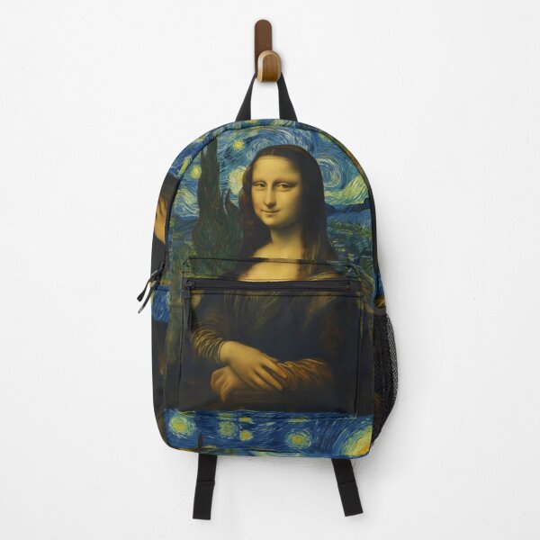Item preview, Mona Lisa Starry Night – Da Vinci Meets Van Gogh designed and sold by Shoot-The-Moon.