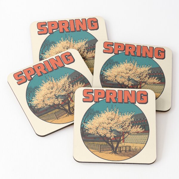 Item preview, Spring Blossoms at Traditional Korean Palace designed and sold by NexAesthetic.