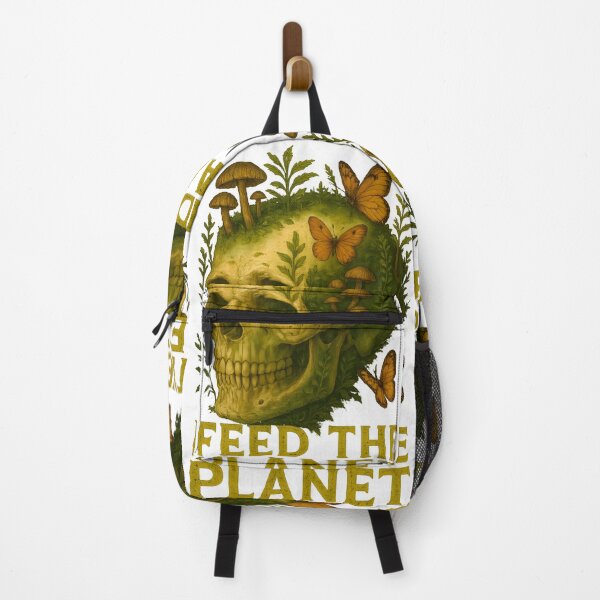 Item preview, Feed The Planet –Skull. Text Version. designed and sold by Shoot-The-Moon.