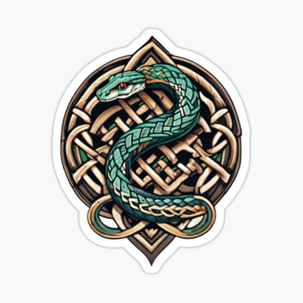 Item preview, Knotwork Serpent designed and sold by RadManDesigns.