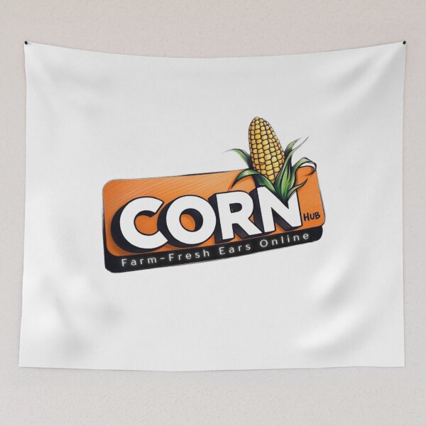 Item preview, CORNHUB - Farm Fresh Ears Online | Hilariously Naughty Farming Parody Design designed and sold by Rebel Fusion.