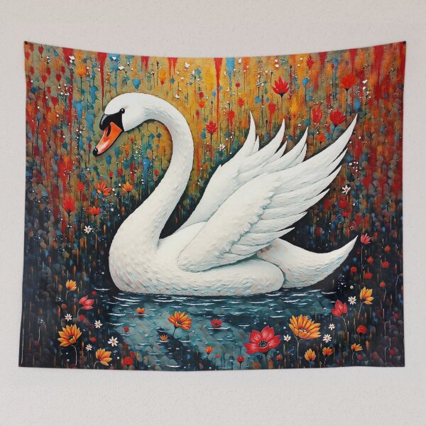 Item preview, Cisne blanco en otoño designed and sold by KLDprods.