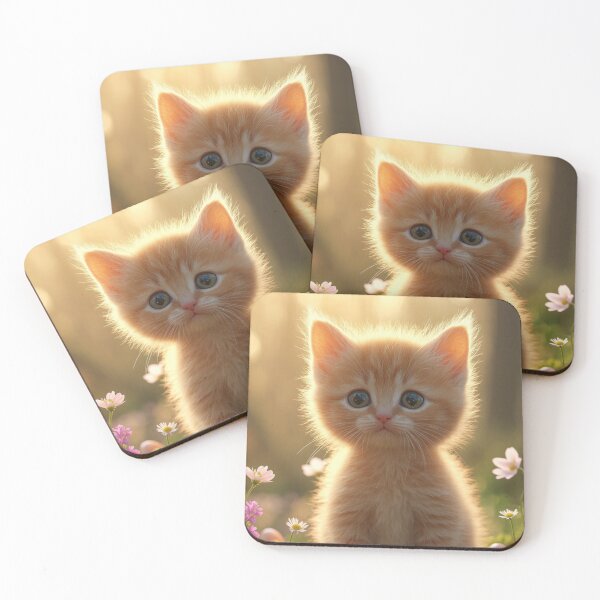 Item preview, Cute Realistic Ginger Kitten Illustration designed and sold by ArtiQreate.