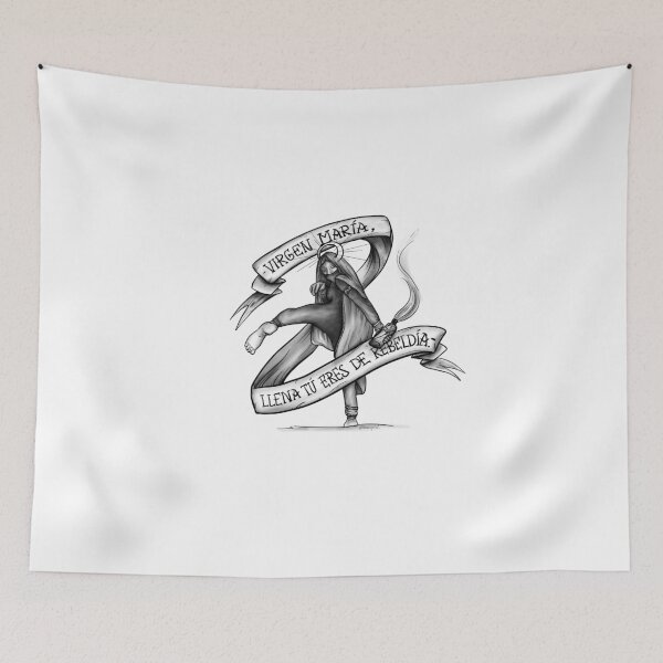 Item preview, Virgin Mary, you are full of rebellion designed and sold by LaMarsupial.