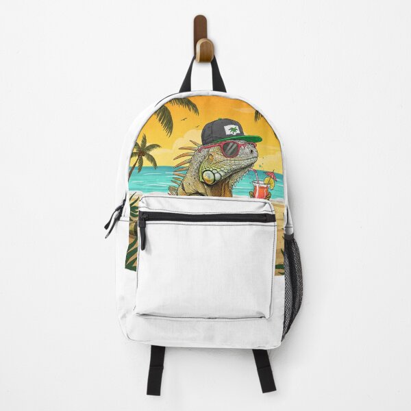 Item preview, Cool Iguana on the Beach – with Shades & Drink designed and sold by PixHub .