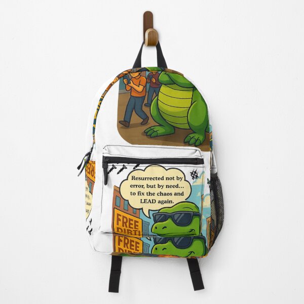 Item preview, Dino Returns – Resurrected to Fix the Chaos | Satirical Social Commentary designed and sold by Nest & Thread.