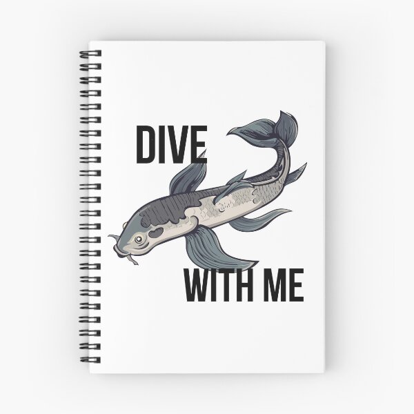 Item preview, Dive With Me Fish Illustration  designed and sold by juroman.