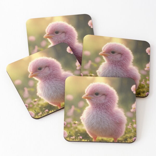 Item preview, Cute Realistic Pink Chick Illustration designed and sold by ArtiQreate.