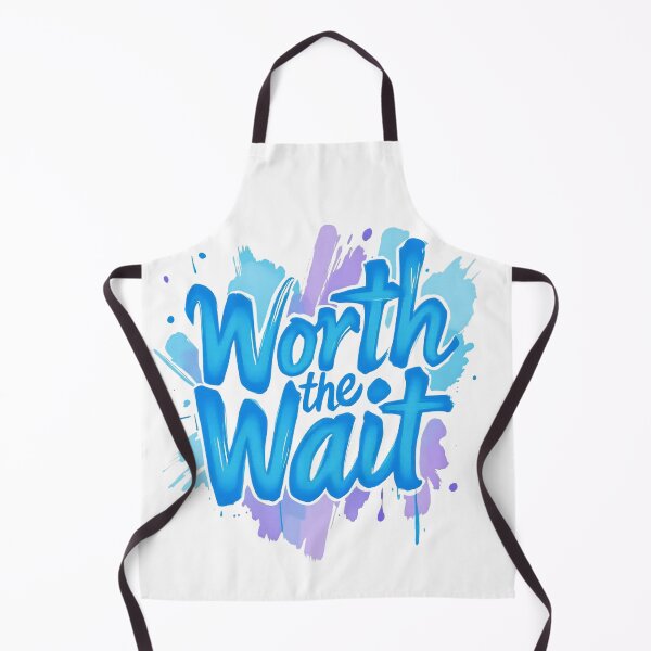 Item preview, "Worth the Wait" Blue Message / IVF Gift designed and sold by roxysnextgenart.