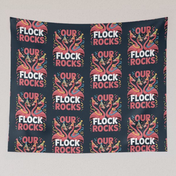Item preview, Our Flock Rocks designed and sold by AniArtPL.