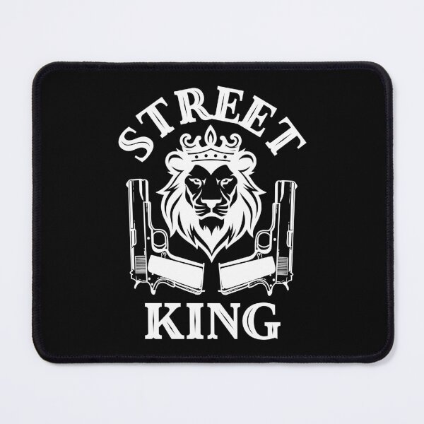 Item preview, Street King Lion – Crown & Pistols designed and sold by UNK-Fatigues.