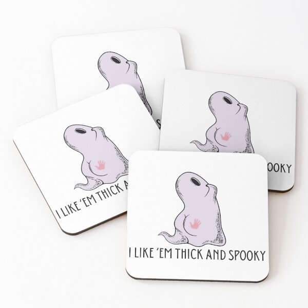 Item preview, Thick and Spooky Ghost – Funny Cute Halloween Paranormal Design designed and sold by TheSpellboundArtist.