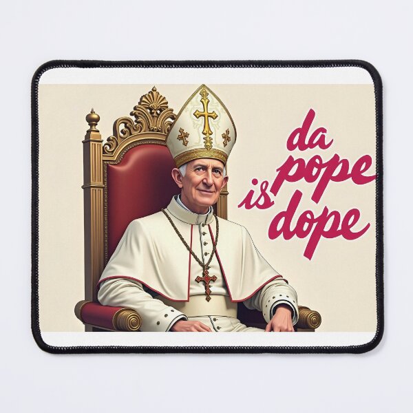 Item preview, Da Pope is Dope" Funny Pope Meme | Trendy Viral Catholic Humor T-Shirt, Stickers & Gifts designed and sold by VibesWorn.