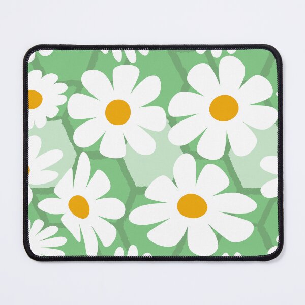 Item preview, White flowers with yellow centers designed and sold by hateeyes.
