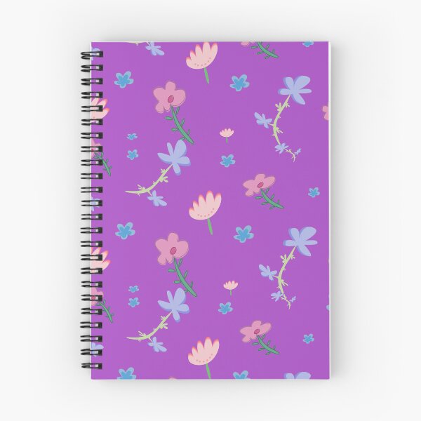 Item preview, Dark Purple Floral Leaf Pattern – Aesthetic Colorful Nature Design designed and sold by TropicalTrails.