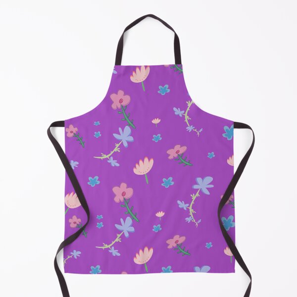 Item preview, Dark Purple Floral Leaf Pattern – Aesthetic Colorful Nature Design designed and sold by TropicalTrails.